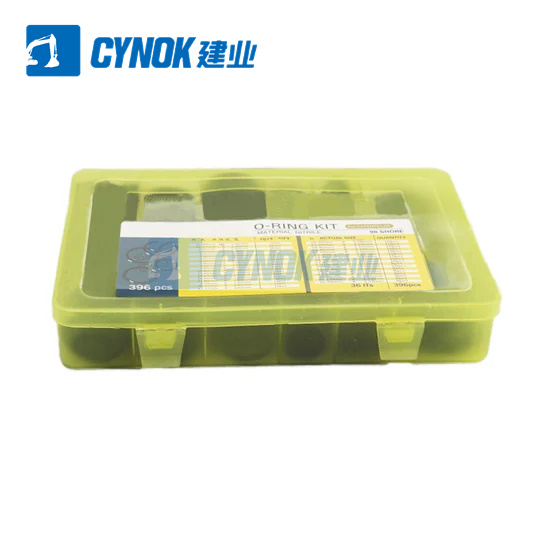 CYNOK 396PCS O-Ring Box O-Ring Kit for Caterpillar Excavator E200 E312 (10)