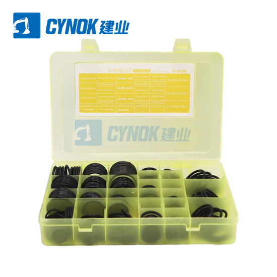 CYNOK 396PCS O-Ring Box O-Ring Kit for Caterpillar Excavator E200 E312 (9) oring-box excavator replacement for Caterpillar E200 E312